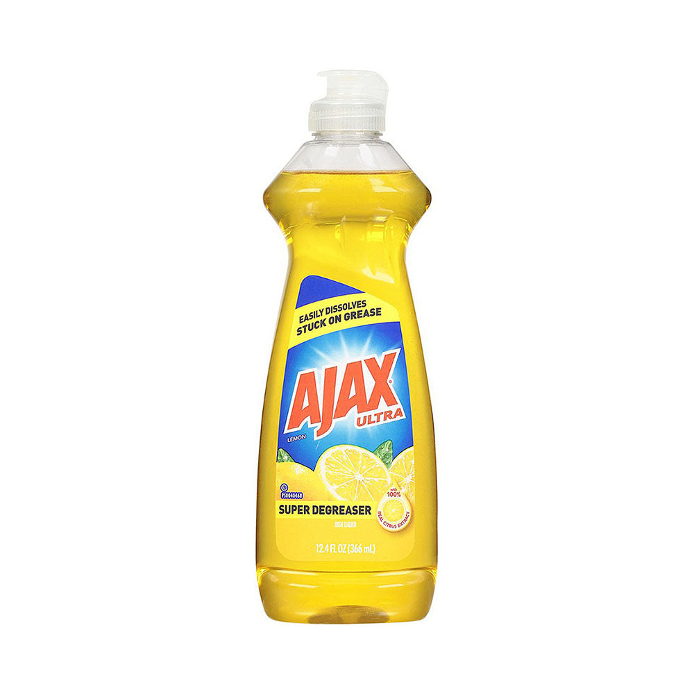 Ajax Ultra Lemon Super Degreaser Dish Soap 12.4 oz