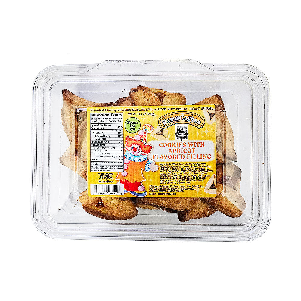 Bakeries Angel Jerusalem Hamantashen Cookies With Apricot Flavored Filling 14.1 oz