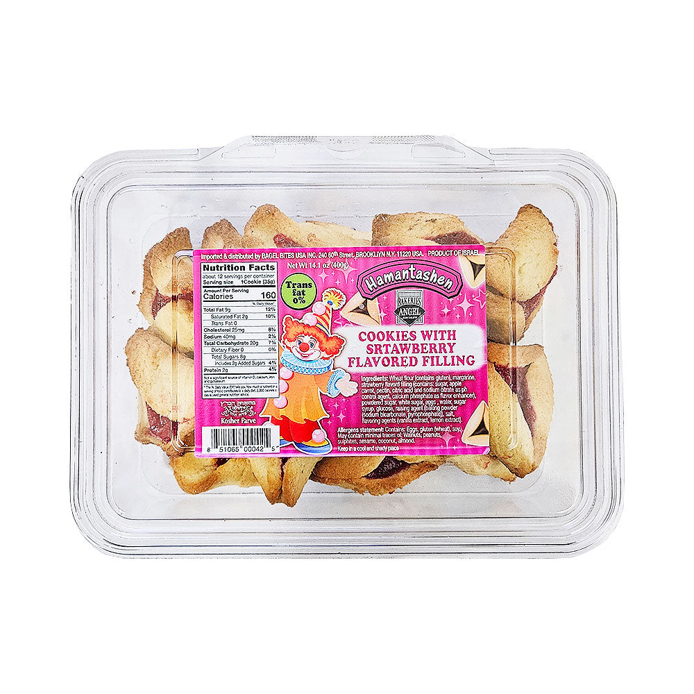 Bakeries Angel Jerusalem Hamantashen Cookies With Strawberry Filling 14.1 oz