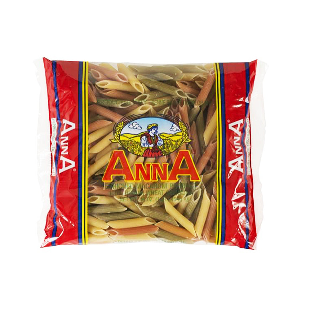 Anna Penne Rigate tricolor 16 oz