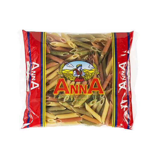 Anna Penne Rigate tricolor 16 oz