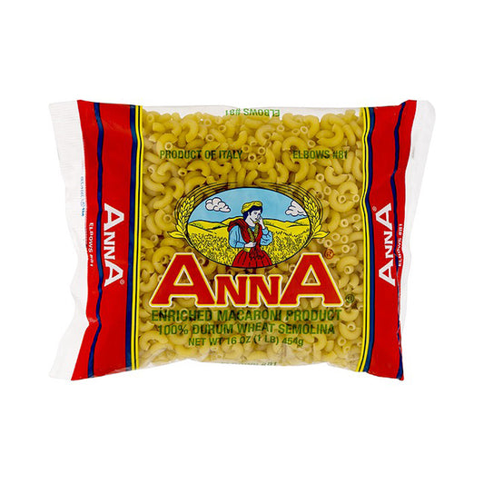 Anna Elbows Pasta No 81 16 oz