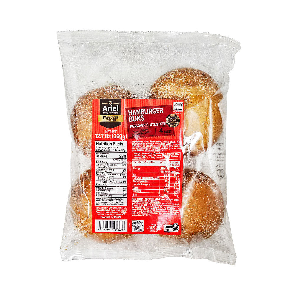 Ariel Gluten Free Passover Hamburger Buns 12.7 oz