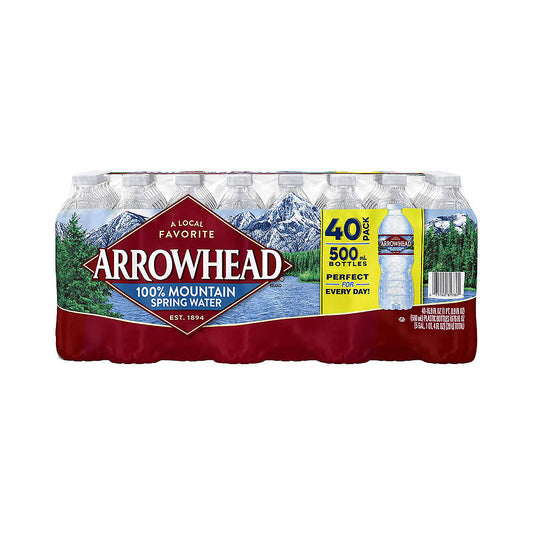 Arrowhead Water 40 Pack 16.9 oz