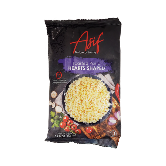 Asif Heart Shaped Toasted Pasta 17.6 oz