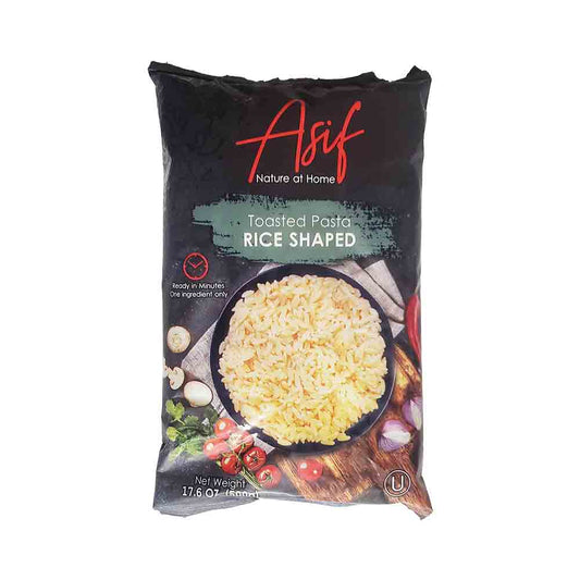 Asif Toasted Pasta Rice Shaped 17.6 oz