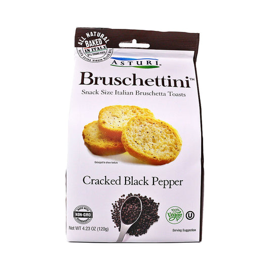 Asturi Bruschettini Cracked Black Pepper 4.23 oz