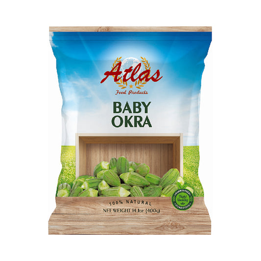 Atlas Food Products Baby Okra 14.1 oz