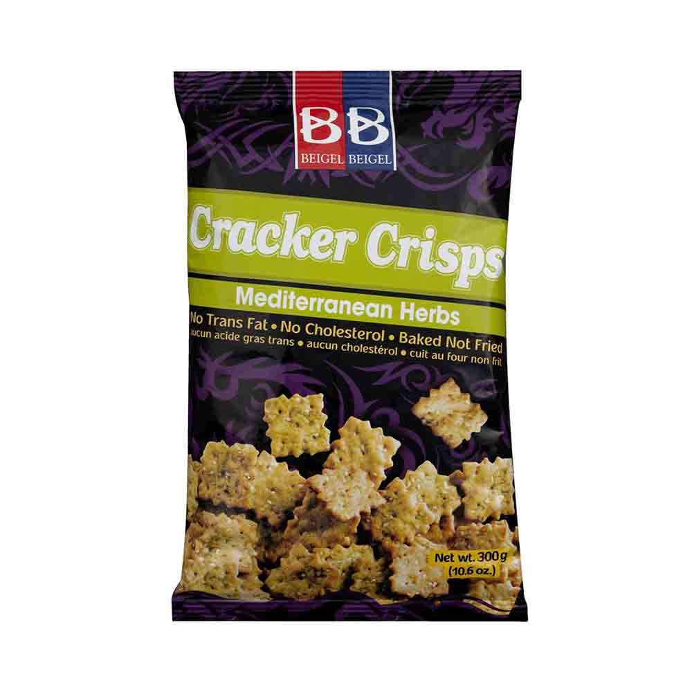 B&B Cracker Crisps Mediterranean Herbs 10.6 oz