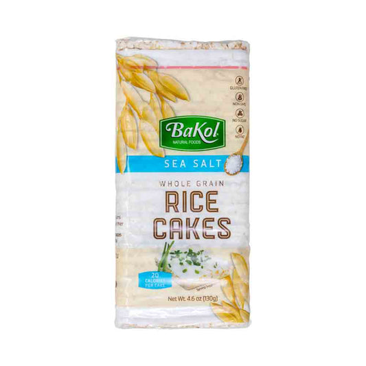 Bakol Whole Grain Rice Cake Sea Salt 4.6 oz
