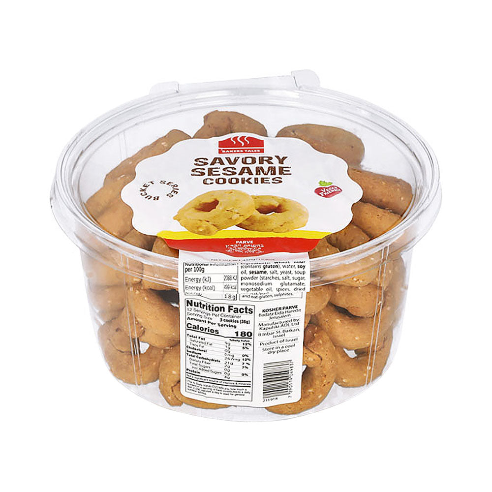 Bakers Tales Savory Sesame Cookies 450gr