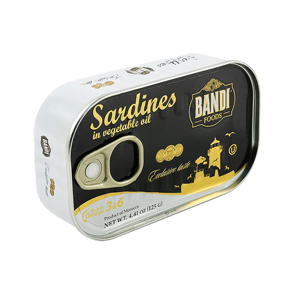 Bandi Foods Sardines In Vegetable Oil 4.41 oz