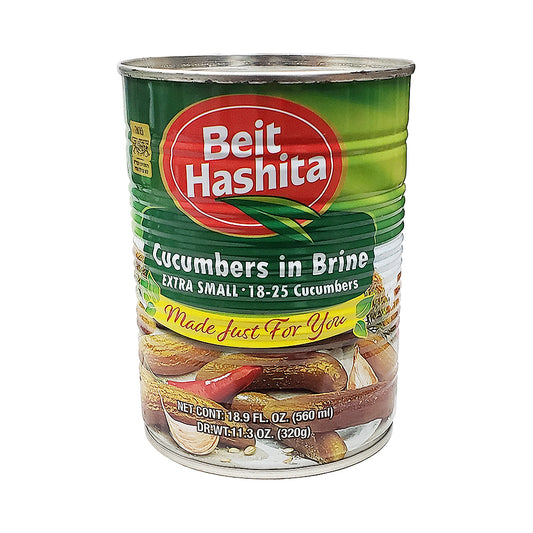 Beit Hashita Cucumbers in Brine 18-25 18.9oz