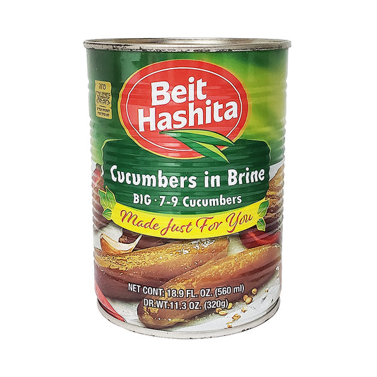 Beit Hashita Cucumbers In Brine 7-9 18.9oz