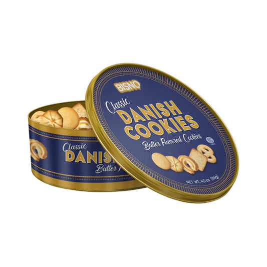 Bisno Classic Danish Cookies Butter Flavored 4 oz