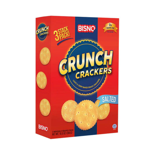 Bisno Crunch Crackers Salted 10 oz