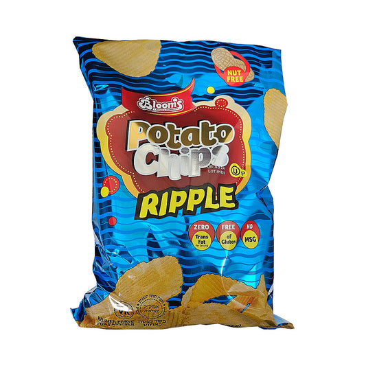 Bloom's Ripple Potato Chips Nut Free 14 oz