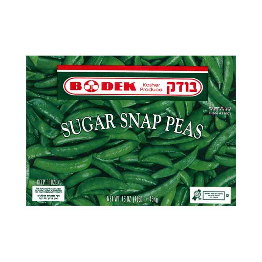 Bodek Frozen Sugar Snap Peas 16 oz