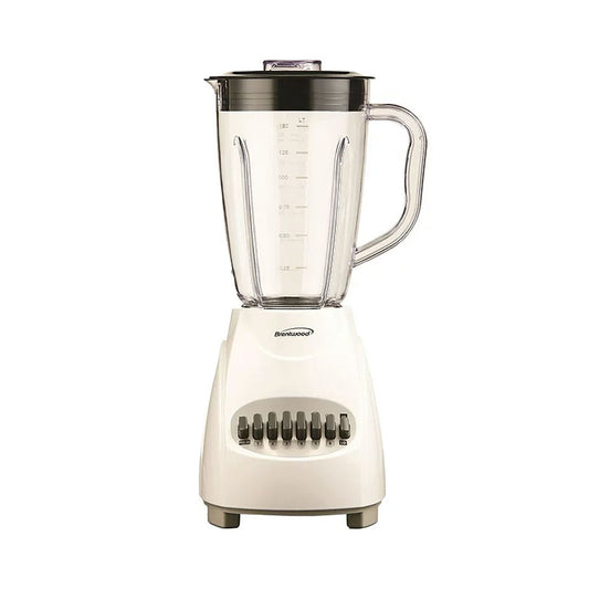 Brentwood 12 Speeds White Blender 1.5 Liters