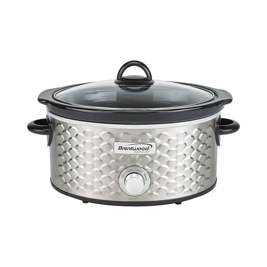 Brentwood 3 Heat Settings Slow Cooker 4.2 Liters