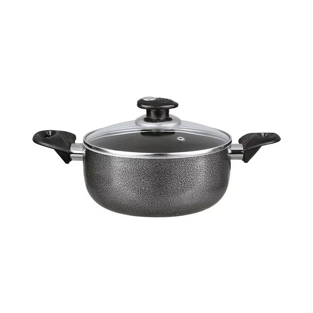Brentwood Dutch Oven Non Stick Aluminum 10qt Gray