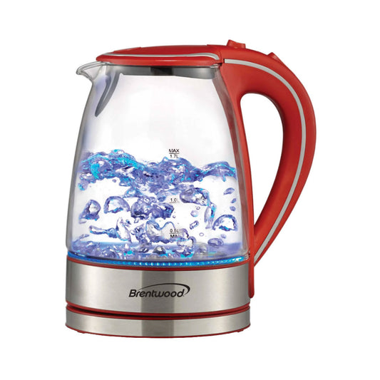 Brentwood Electric Glass Kettle 1.7 Liters