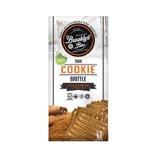 Brooklin Bites Thin Coolie vBrittle Cinnamon Coffee Cake 6 oz