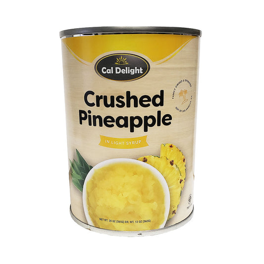 Cal Delight Crushed Pineapple In Light Syrup 20 oz