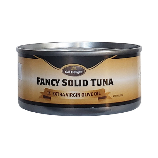 Cal Delight Fancy Solid Tuna In Extra Virgin Olive Oil 6 oz