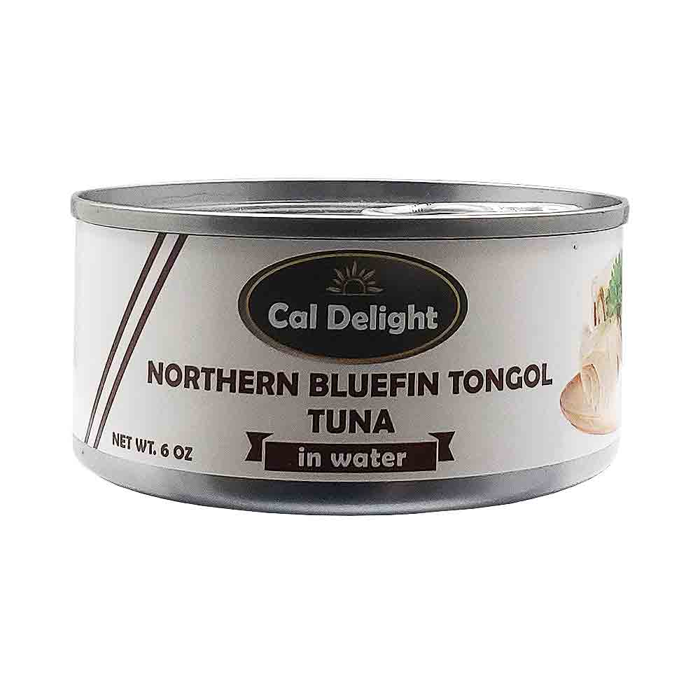 Cal Delight Northern Bluefin Tongol Tuna In Water 6 oz