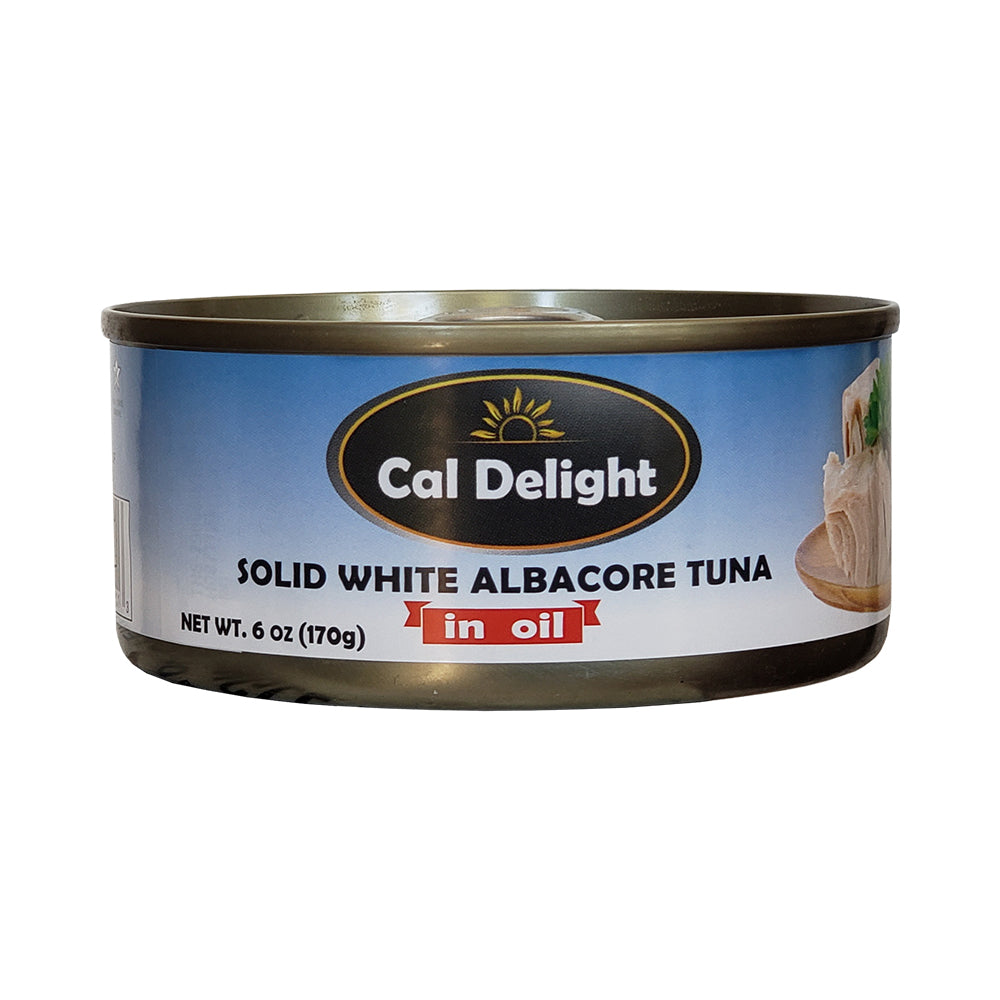 Cal Delight Solid White Albacore Tuna In Oil 6 oz