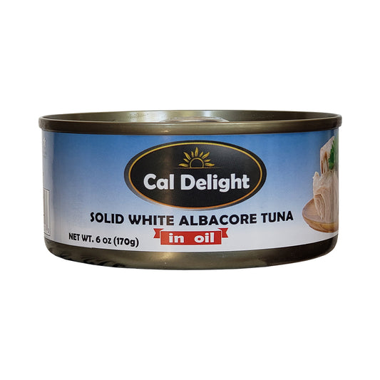 Cal Delight Solid White Albacore Tuna In Oil 6 oz
