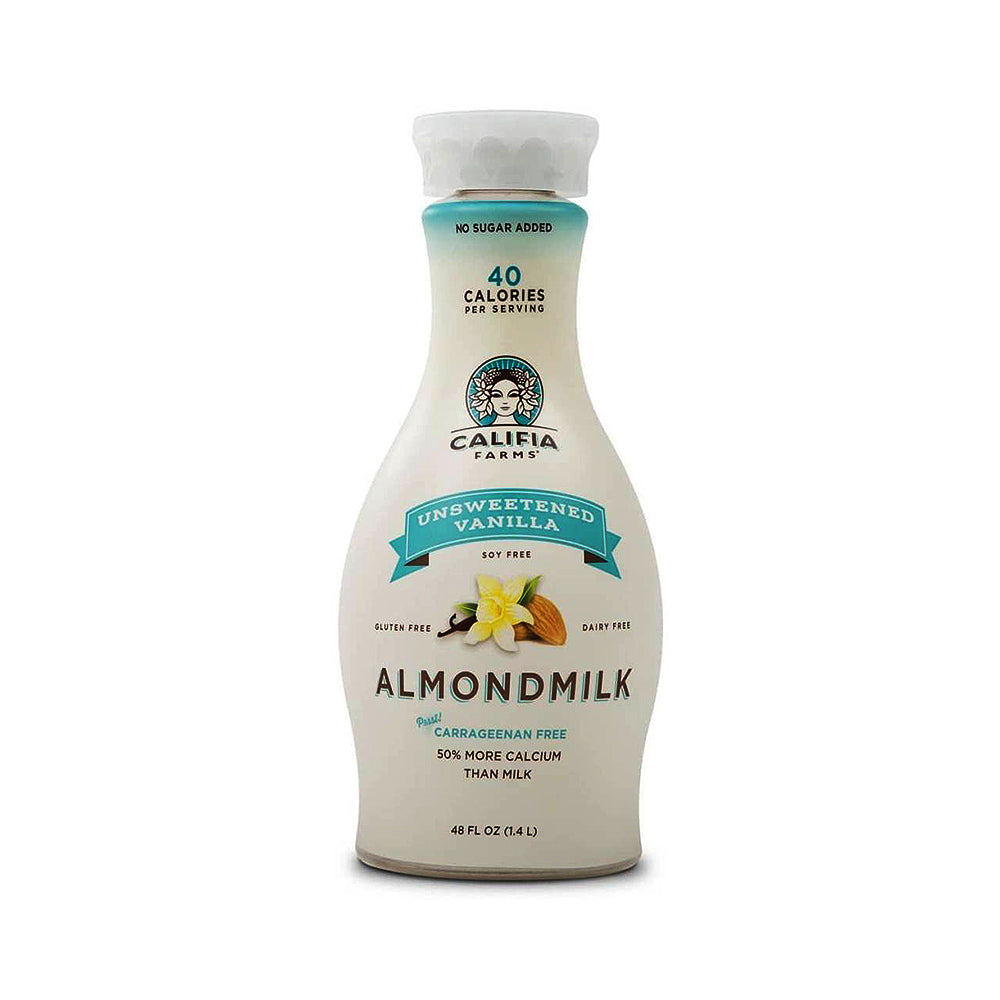 Califia Farms Dairy &amp; Gluten Free Unsweetened Vanilla Almond Milk 48 fl