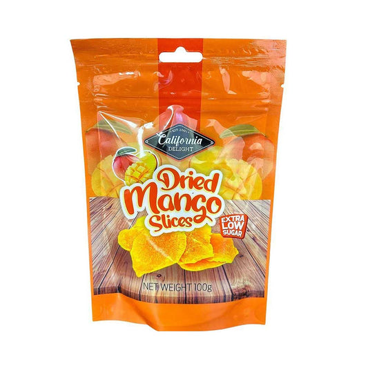 California Delight Dried mango Slices Extra Low Sugar 100 g