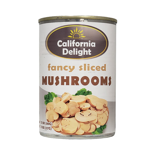 California Delight Fancy Mushrooms Sliced 13 oz