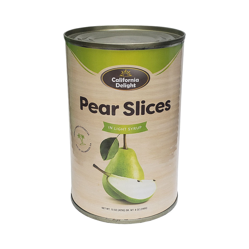 California Delight Pear Slices In Light Syrup 15oz
