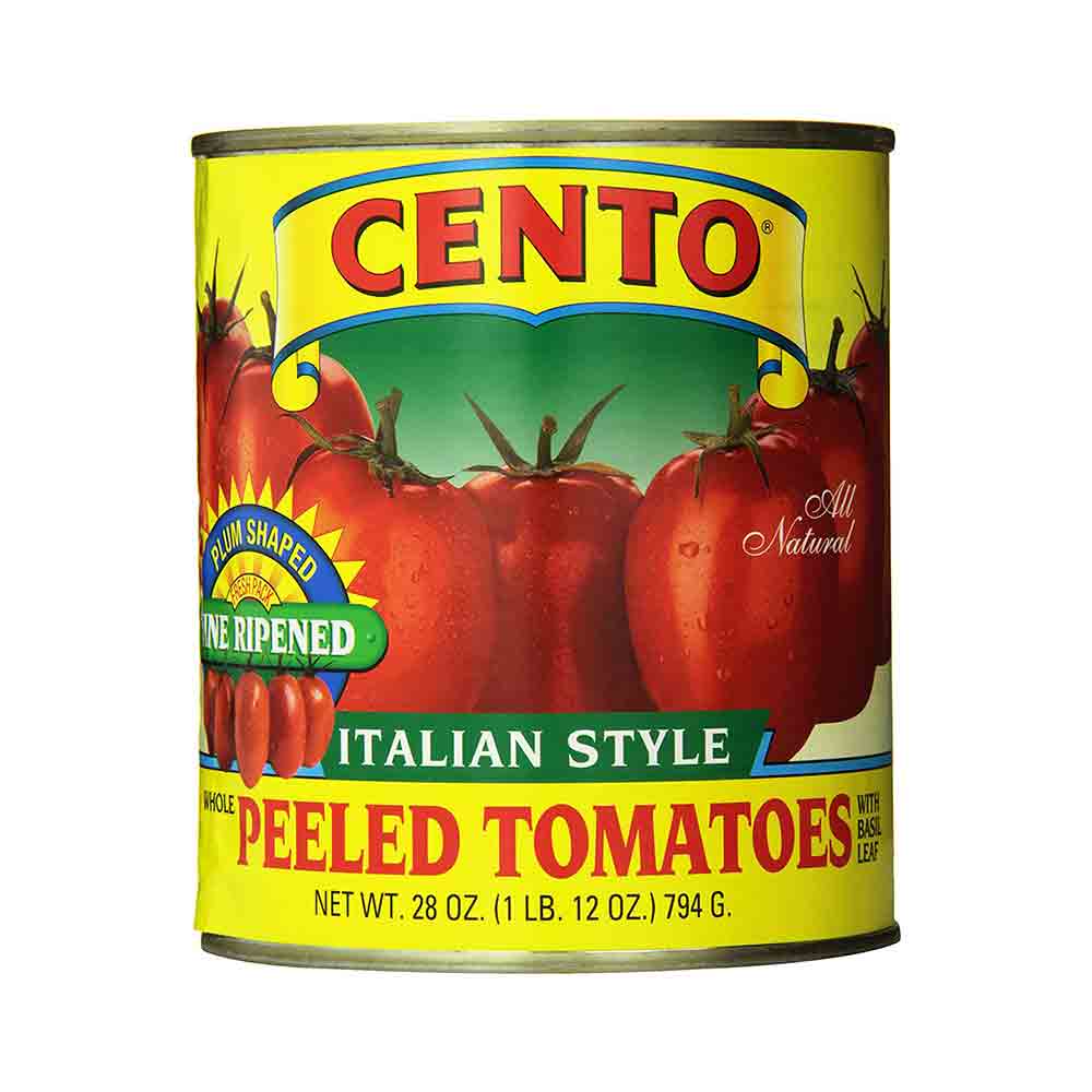 Cento Italian Style Whole Peeled Tomatoes With Basil Leaf 28 oz