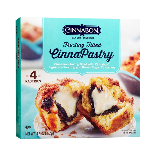 Cinnabon Cinnamon Pastry Filled with Frosting 14.9 oz