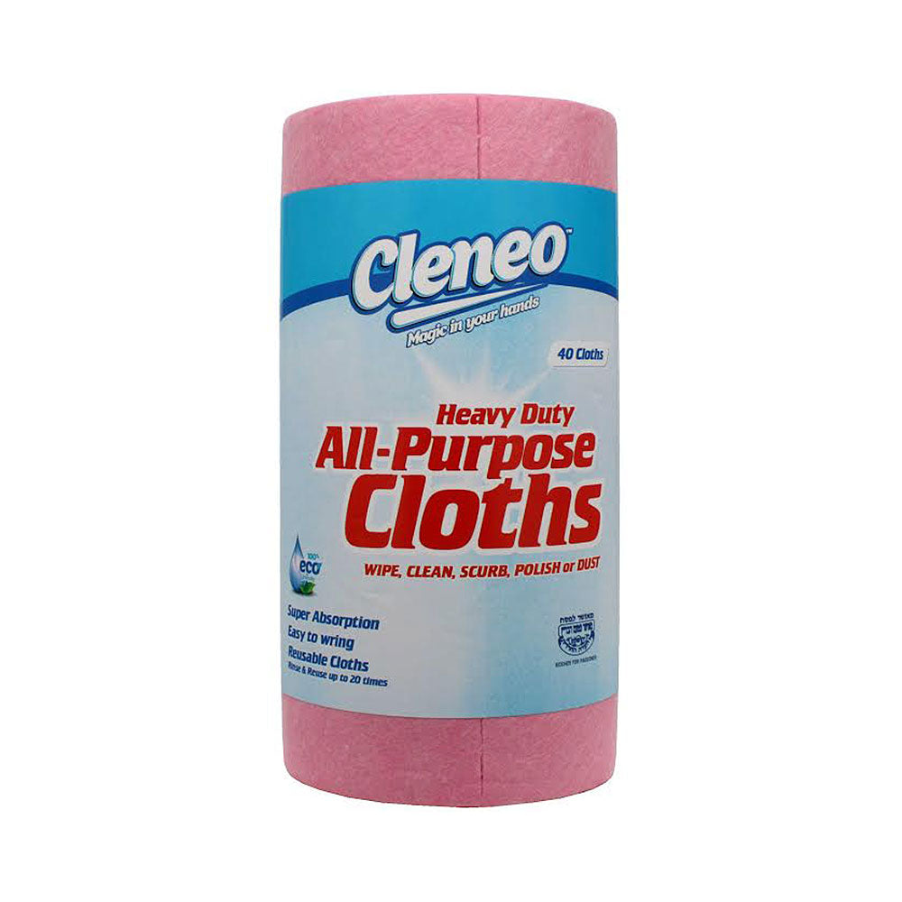 Cleneo Pink Heavy Duty All Purpose Cloths
