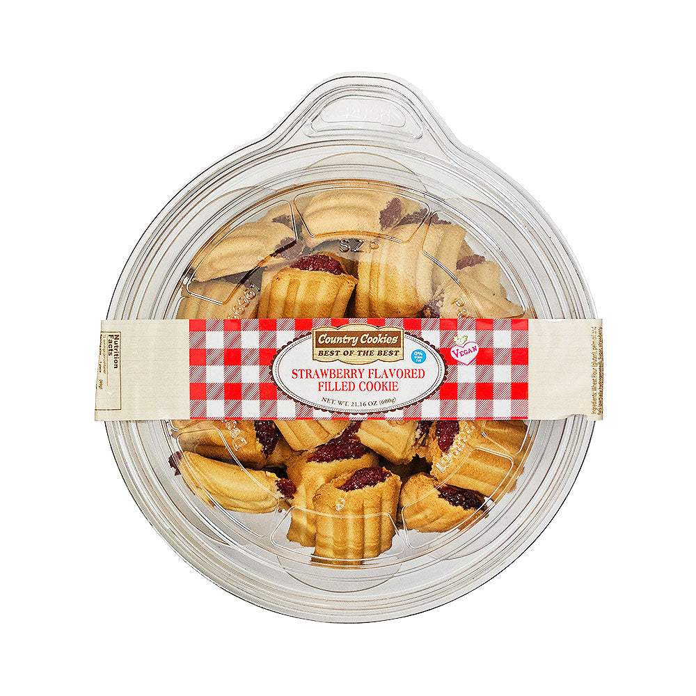 Country Cookies Strawberry Flavored Filled Cookie 21.16 oz