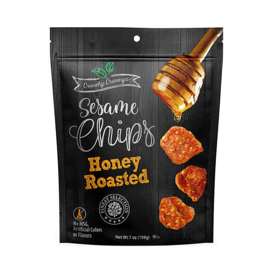 Crunchy Cravings Sesame Chips Honey Roasted