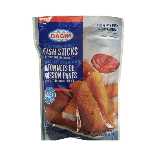 Dagim Golden Crunchy Battered Fish Sticks 709 gr