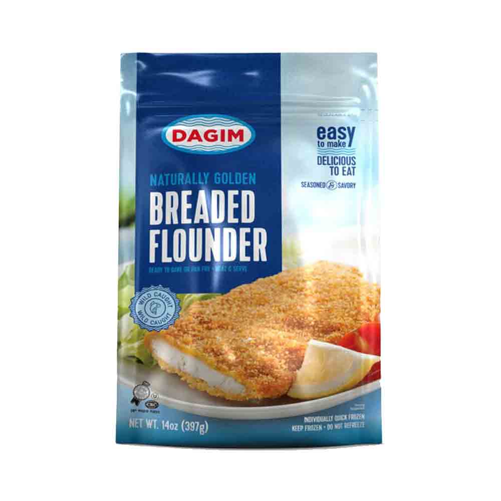 Dagim Natural Golden Crunchy Flounder Fillet 14oz