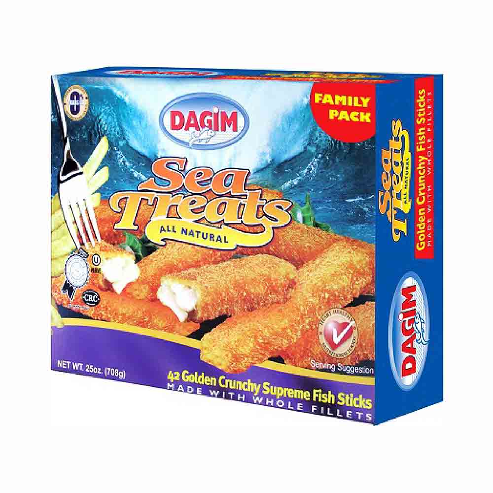 Dagim Sea Treats 42 Crunchy Fish Sticks 25 oz