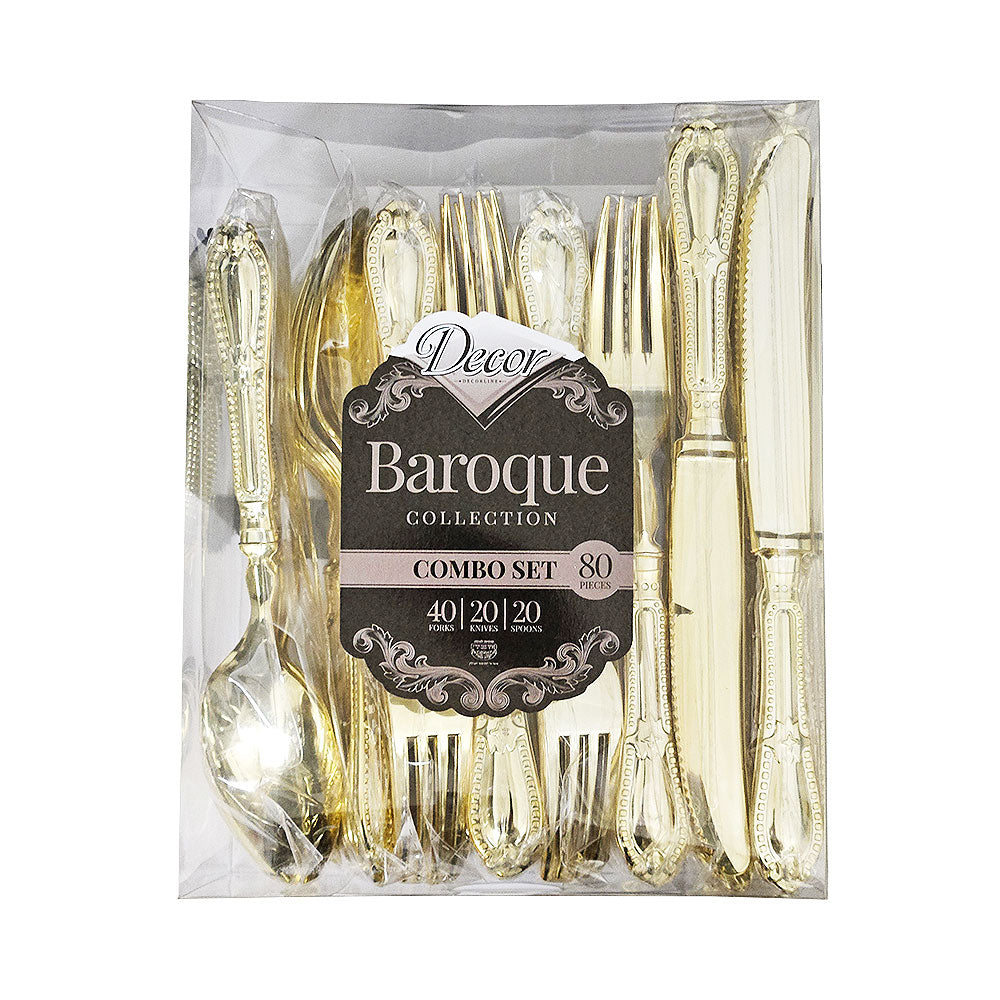 Decor Baroque Combon St 80 Pcs Gold