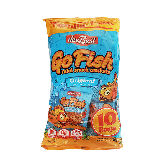 Dee Best Go fish snack crackers Original  10x0.7oz