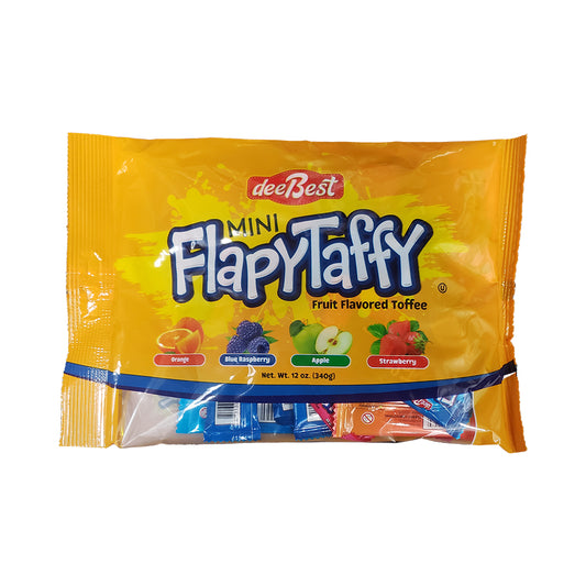 Dee Best Mini Flapy Taffy Assorted Candy 12 oz