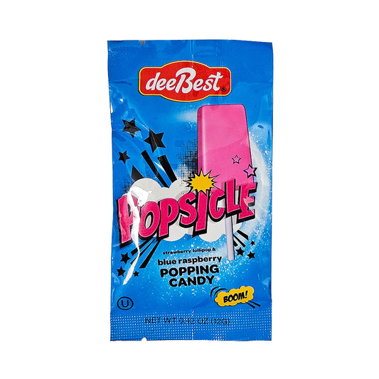 Dee Best Popsicle Blue Raspberry Popping Candy 0.42 oz