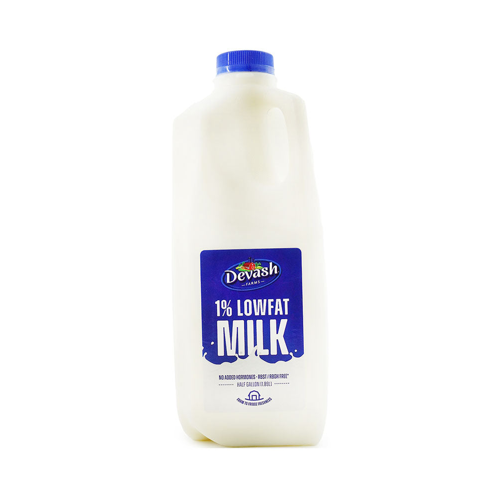 Devash 1% Lowfat Milk 32oz