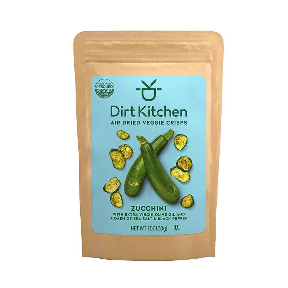 Dirt Kitchen Air Dried Veggie Crisps Zucchini 1 oz